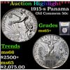Image 1 : ***Auction Highlight*** 1915-s Panama Pacific Old Commem Half Dollar 50c Graded GEM+ Unc By USCG (fc