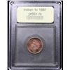 Image 4 : ***Auction Highlight*** 1881 Indian Cent 1c Graded Gem+ RB By USCG (fc)