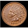 Image 2 : ***Auction Highlight*** 1870 fs-101 DDO Indian Cent 1c Graded Select+ Unc BN By USCG (fc)