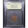 Image 4 : ***Auction Highlight*** 1870 fs-101 DDO Indian Cent 1c Graded Select+ Unc BN By USCG (fc)