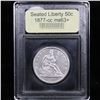 Image 4 : ***Auction Highlight*** 1877-cc Seated Half Dollar 50c Graded Select+ Unc By USCG (fc)