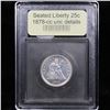 Image 4 : ***Auction Highlight*** 1878-cc Seated Liberty Quarter 25c Graded Unc Details By USCG (fc)