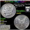 Image 1 : ***Auction Highlight*** 1899/1-99-s Vam 7 Top 100 Morgan Dollar $1 Graded Select Unc By USCG (fc)