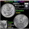 Image 1 : ***Auction Highlight*** 1894-s Morgan Dollar $1 Graded Select Unc By USCG (fc)