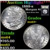 Image 1 : ***Auction Highlight*** 1889-s Morgan Dollar $1 Graded Select+ Unc By USCG (fc)