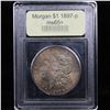 Image 4 : ***Auction Highlight*** 1897-p Rainbow Toned Morgan Dollar $1 Graded GEM+ Unc By USCG (fc)