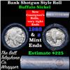 Image 1 : Buffalo Nickel Shotgun Roll in Old Bank Style 'Bell Telephone'  Wrapper 1928 & s Mint Ends