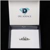 Image 3 : Sterling Silver 6.5mm Round Cut 3 Stone Engagement Ring Set size 7