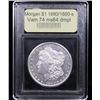Image 4 : ***Auction Highlight*** 1880/1880-s Vam 74 Morgan Dollar $1 Graded Choice Unc DMPL By USCG (fc)