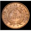 Image 3 : ***Auction Highlight*** 1865 RPD Two Cent Piece 2c Graded Choice+ Unc RB By USCG (fc)