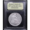 Image 4 : ***Auction Highlight*** 1871-p FS-301 Seated Liberty Dollar $1 Graded vf++ By USCG (fc)