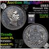 Image 1 : ***Auction Highlight*** 1883 Old Commem Dime 10c Graded Choice Unc+ PL By USCG (fc)