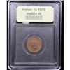 Image 4 : ***Auction Highlight*** 1876 Indian Cent 1c Graded Gem+ Unc RB By USCG (fc)