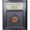Image 4 : ***Auction Highlight*** 1928-s Lincoln Cent 1c Graded Choice+ Unc RB By USCG (fc)