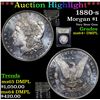 Image 1 : ***Auction Highlight*** 1880-s Morgan Dollar $1 Graded Choice Unc+ DMPL By USCG (fc)