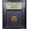 Image 4 : ***Auction Highlight*** 1927-p Lincoln Cent 1c Graded GEM++ Unc RD By USCG (fc)