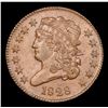 Image 2 : ***Auction Highlight*** 1828 Classic Head half cent 1/2c Graded Select Unc BN By USCG (fc)