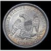 Image 3 : ***Auction Highlight*** 1861-p Seated Liberty Quarter 25c Graded Choice+ Unc By USCG (fc)