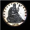 Image 10 : ***Auction Highlight*** 1878-p Seated Half Dollar 50c Graded Choice Unc+ PL By USCG (fc)
