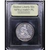 Image 4 : ***Auction Highlight*** 1878-p Seated Half Dollar 50c Graded Choice Unc+ PL By USCG (fc)
