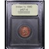 Image 4 : ***Auction Highlight*** 1880 Indian Cent 1c Graded Gem++ Proof Red By USCG (fc)
