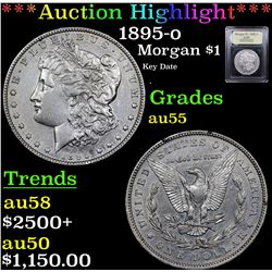 ***Auction Highlight*** 1895-o Morgan Dollar $1 Graded Choice AU By USCG (fc)