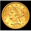Image 2 : ***Auction Highlight*** 1900-p Gold Liberty Quarter Eagle $2 1/2 Graded Select+ Unc By USCG (fc)
