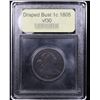 Image 4 : ***Auction Highlight*** 1805 Draped Bust Large Cent 1c Graded vf++ By USCG (fc)