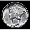 Image 2 : 1939-p Mercury Dime 10c Grades Select+ Unc