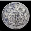 Image 2 : 1869 Shield Nickel 5c Grades vg details