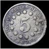 Image 3 : 1869 Shield Nickel 5c Grades vg details