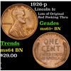 Image 1 : 1926-p Lincoln Cent 1c Grades Select+ Unc BN