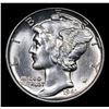 Image 2 : 1941-p Mercury Dime 10c Grades GEM Unc