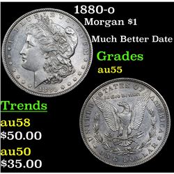 1880-o Morgan Dollar $1 Grades Choice AU