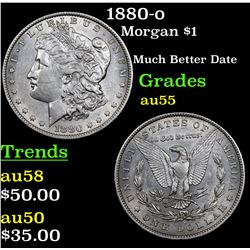 1880-o Morgan Dollar $1 Grades Choice AU