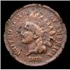 Image 2 : 1873 Open 3 Indian Cent 1c Grades f details