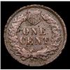 Image 3 : 1873 Open 3 Indian Cent 1c Grades f details