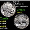 Image 1 : 1937-s Buffalo Nickel 5c Grades Choice+ Unc