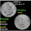 Image 1 : 1898-p Morgan Dollar $1 Grades Select Unc