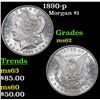 Image 1 : 1890-p Morgan Dollar $1 Grades Select Unc