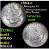 Image 1 : 1884-o Morgan Dollar $1 Grades Select Unc