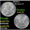 Image 1 : 1879-s Morgan Dollar $1 Grades Unc+ PL