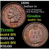 Image 1 : 1896 Indian Cent 1c Grades Select+ Unc BN
