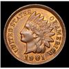 Image 2 : 1901 Indian Cent 1c Grades Select+ Unc RB