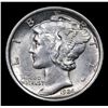 Image 2 : 1924-p Mercury Dime 10c Grades Select Unc