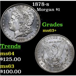1878-s Morgan Dollar $1 Grades Select+ Unc