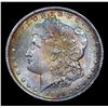 Image 2 : 1885-o Rainbow Toned Morgan Dollar $1 Grades Select Unc