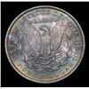 Image 3 : 1885-o Rainbow Toned Morgan Dollar $1 Grades Select Unc