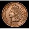 Image 2 : 1908 Indian Cent 1c Grades Choice+ Unc BN