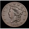Image 2 : 1818 Coronet Head Large Cent 1c Grades vf+